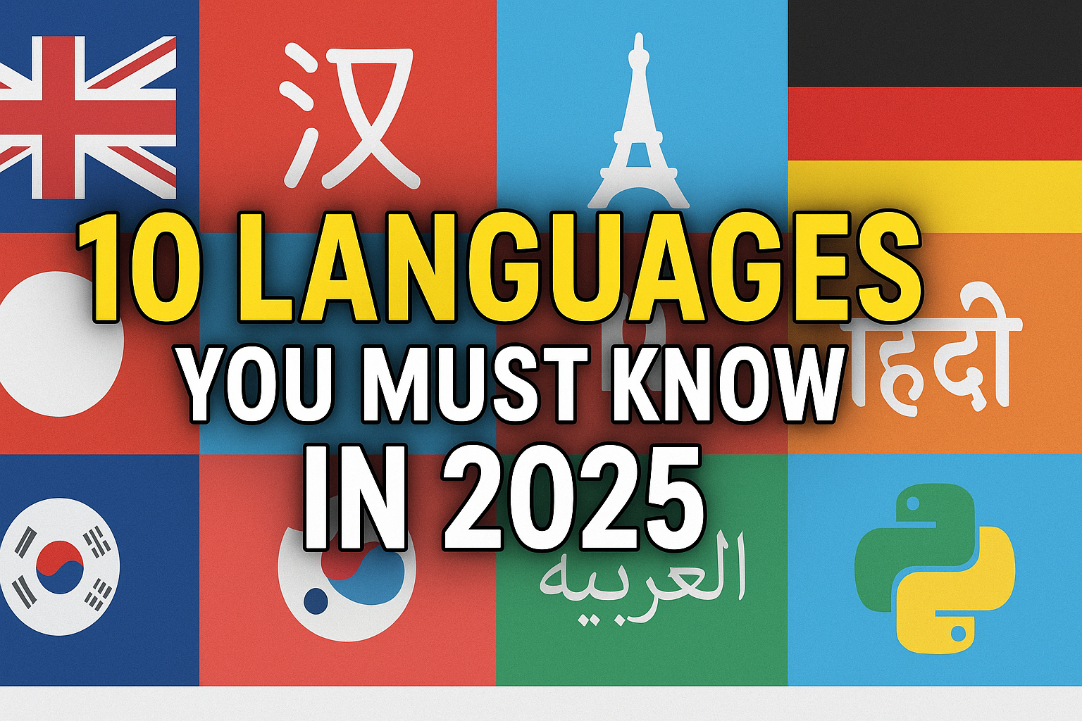 10 Languages You Must Know In 2025