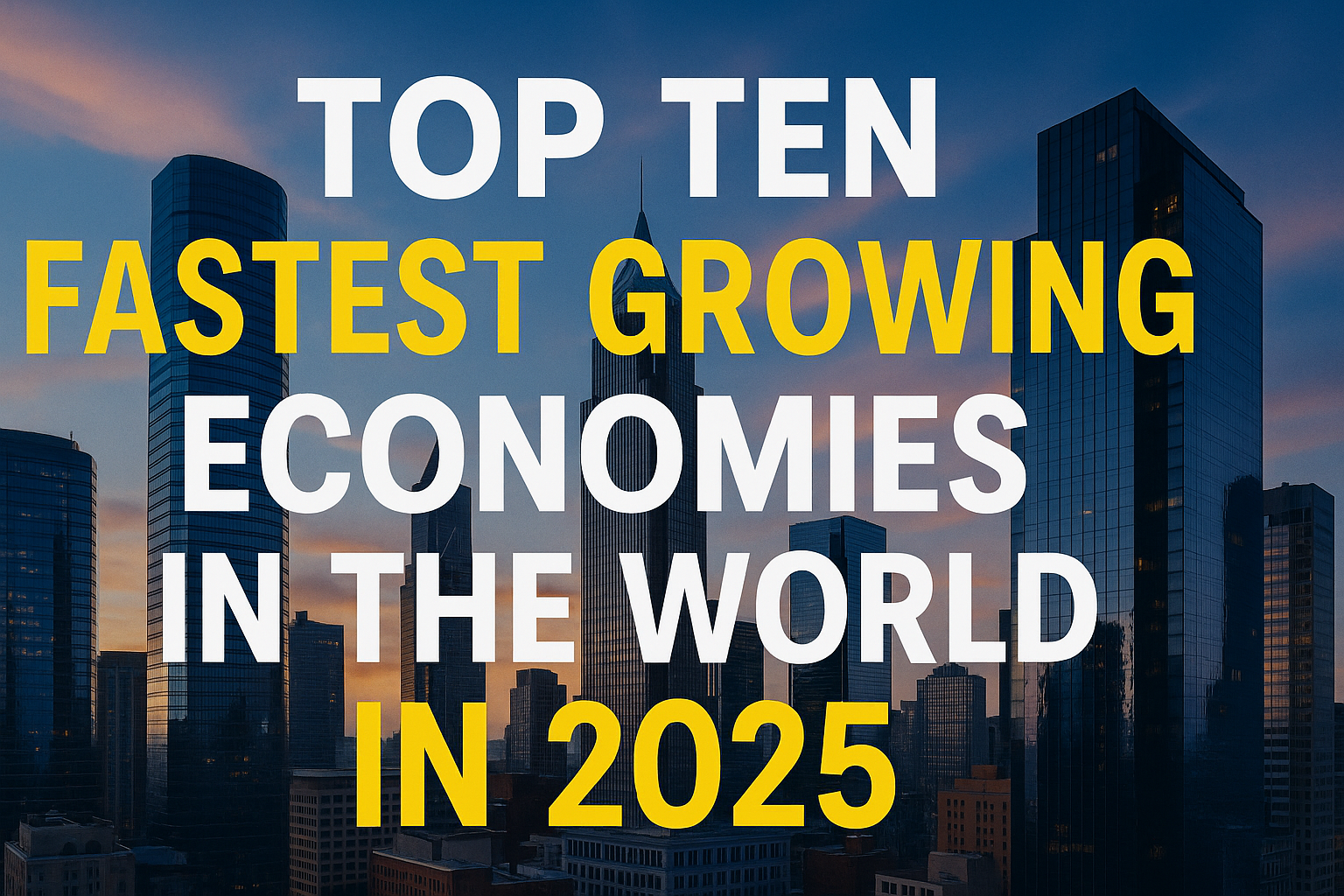 Top Ten Fastest Growing Economies in the World in 2025