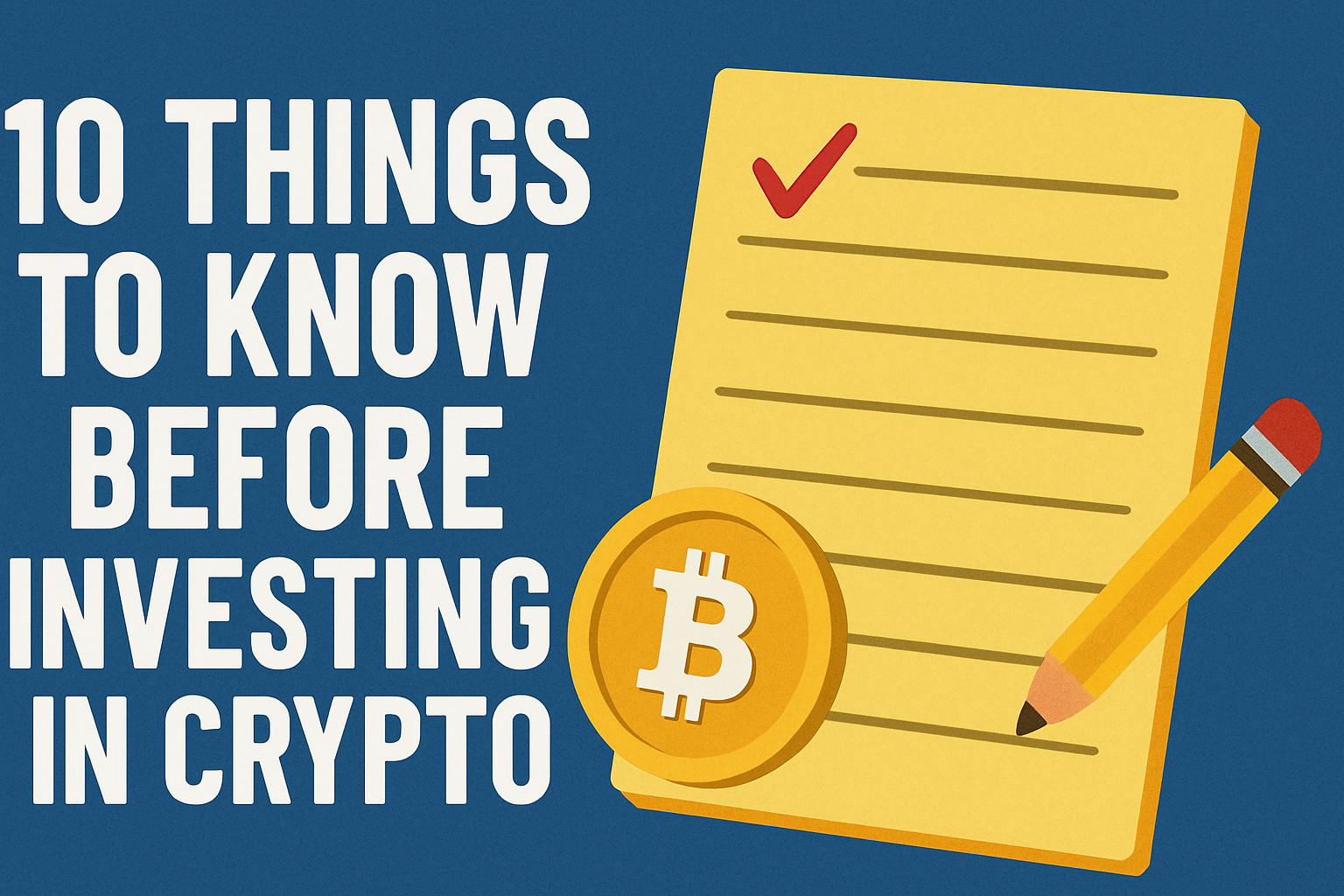 Top 10 Things to Know Before Investing in Crypto