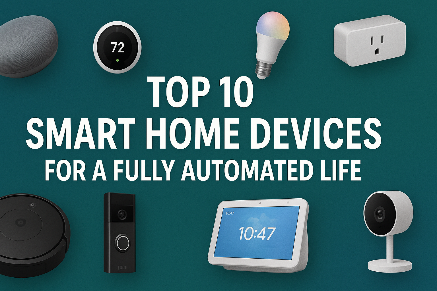 Top 10 Smart Home Devices for a Fully Automated Life