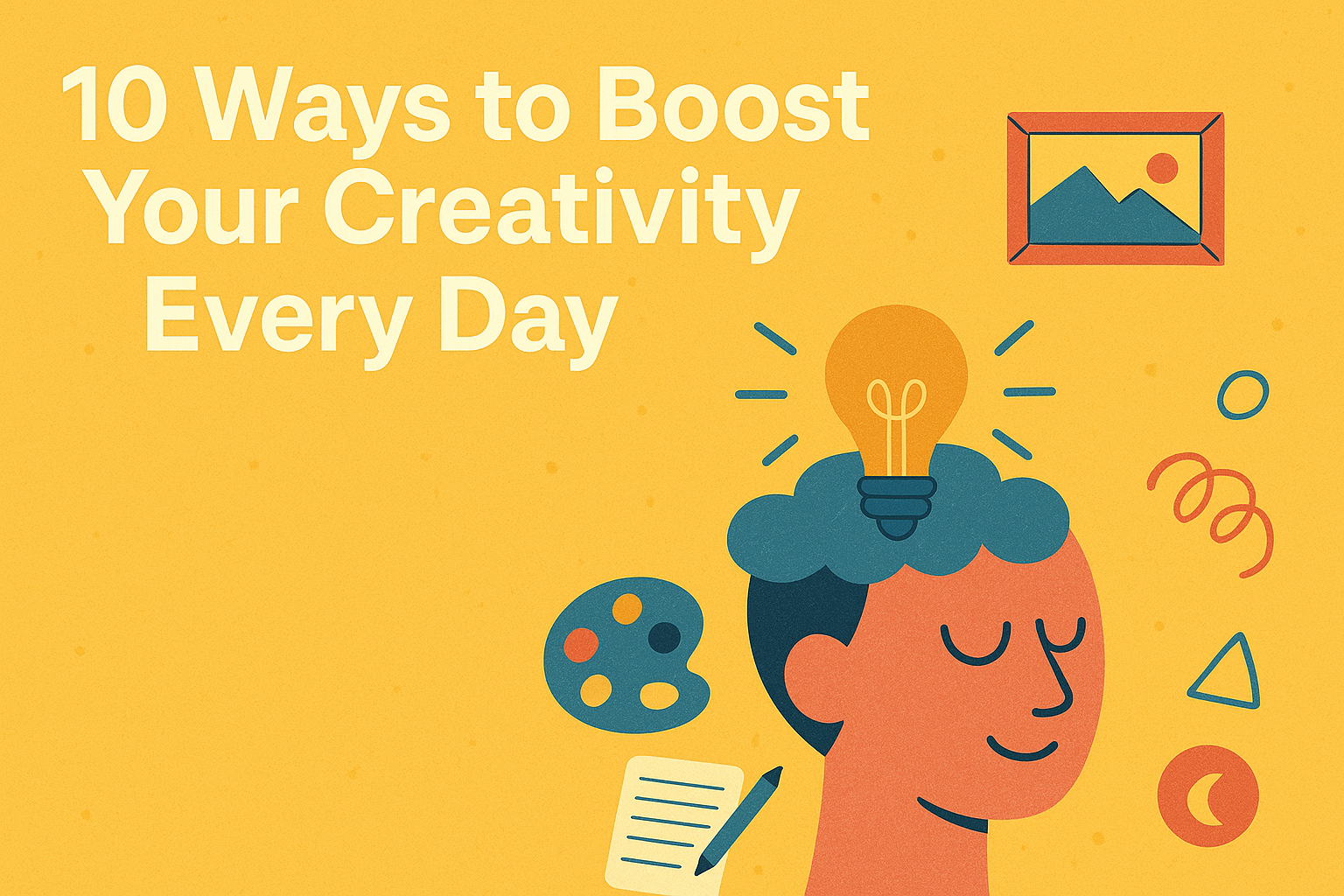 10 Ways to Boost Your Creativity Every Day
